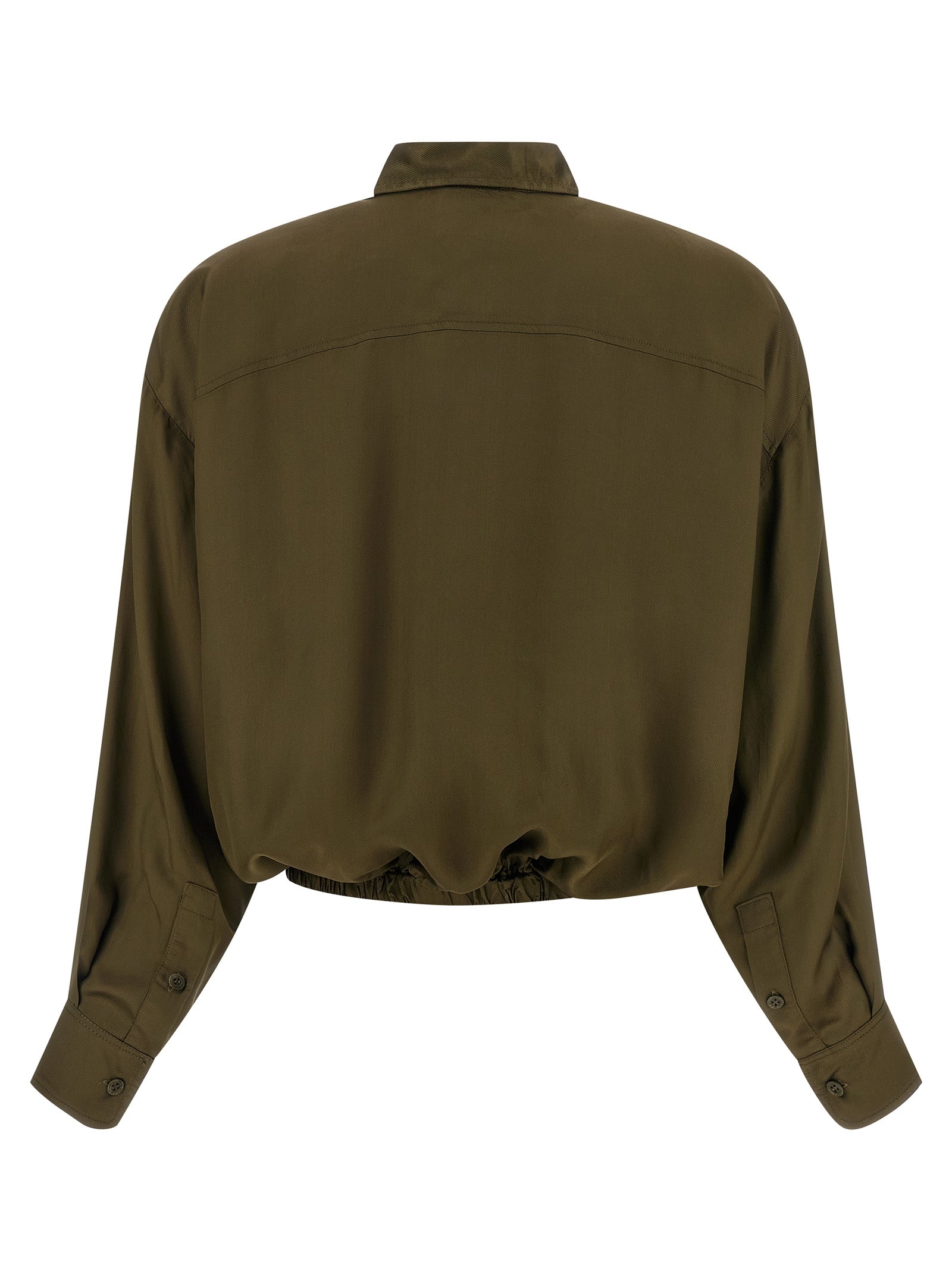NUDE Zweifarbige Viskosebluse