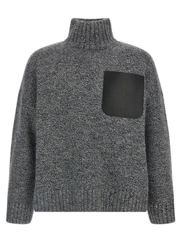 J.W.Anderson Grauer Wollcardigan