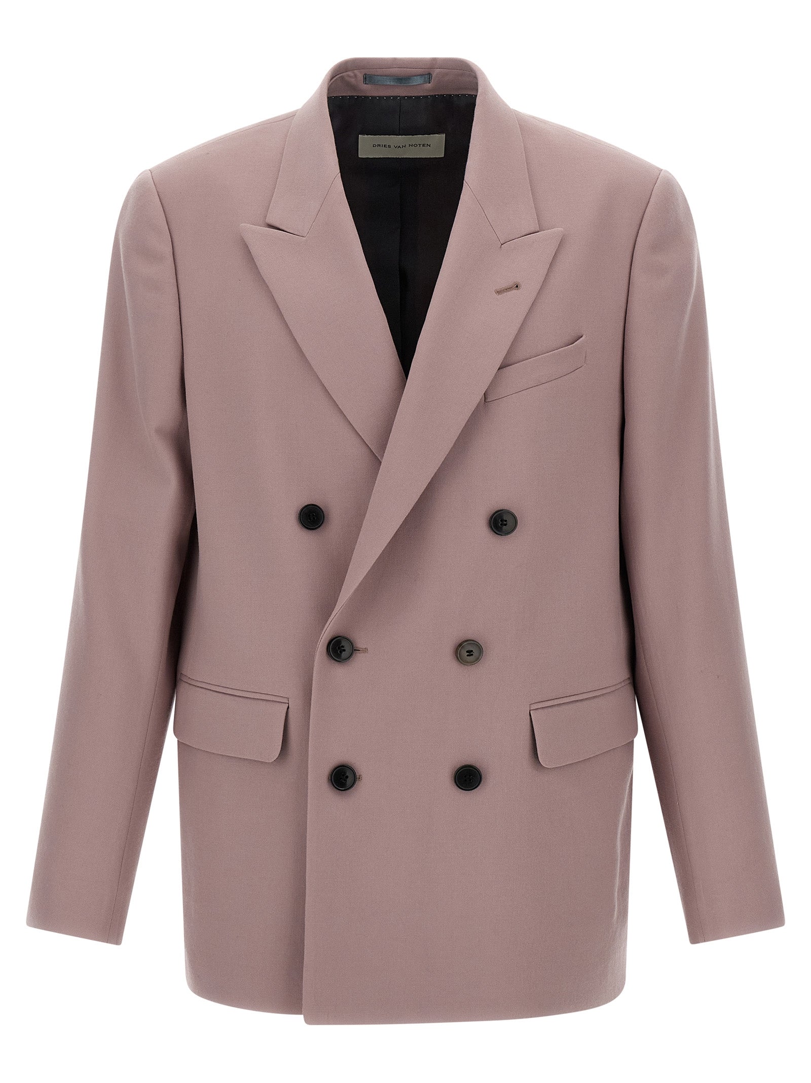 Dries Van Noten Lila Wollblazer