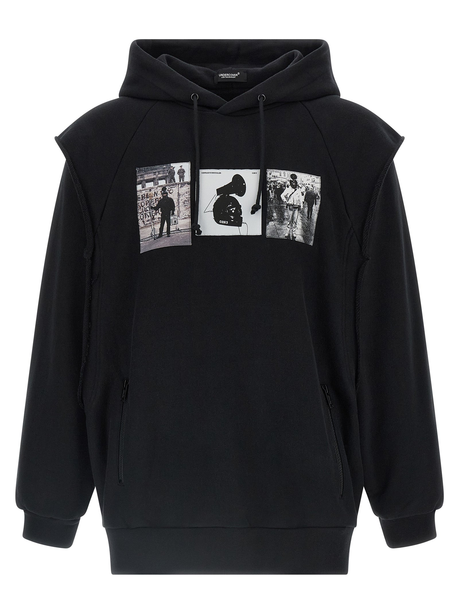 Undercover Schwarzer Baumwoll-Sweatshirt