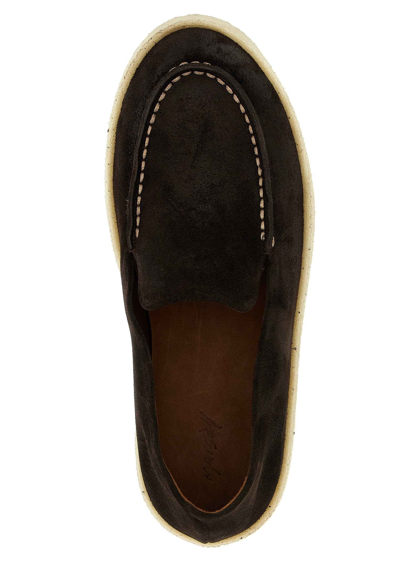 Marsell Braune Loafer aus Leder zum Hineinschlüpfen