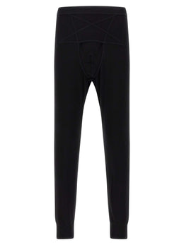 Rick Owens Schwarze Wollleggings