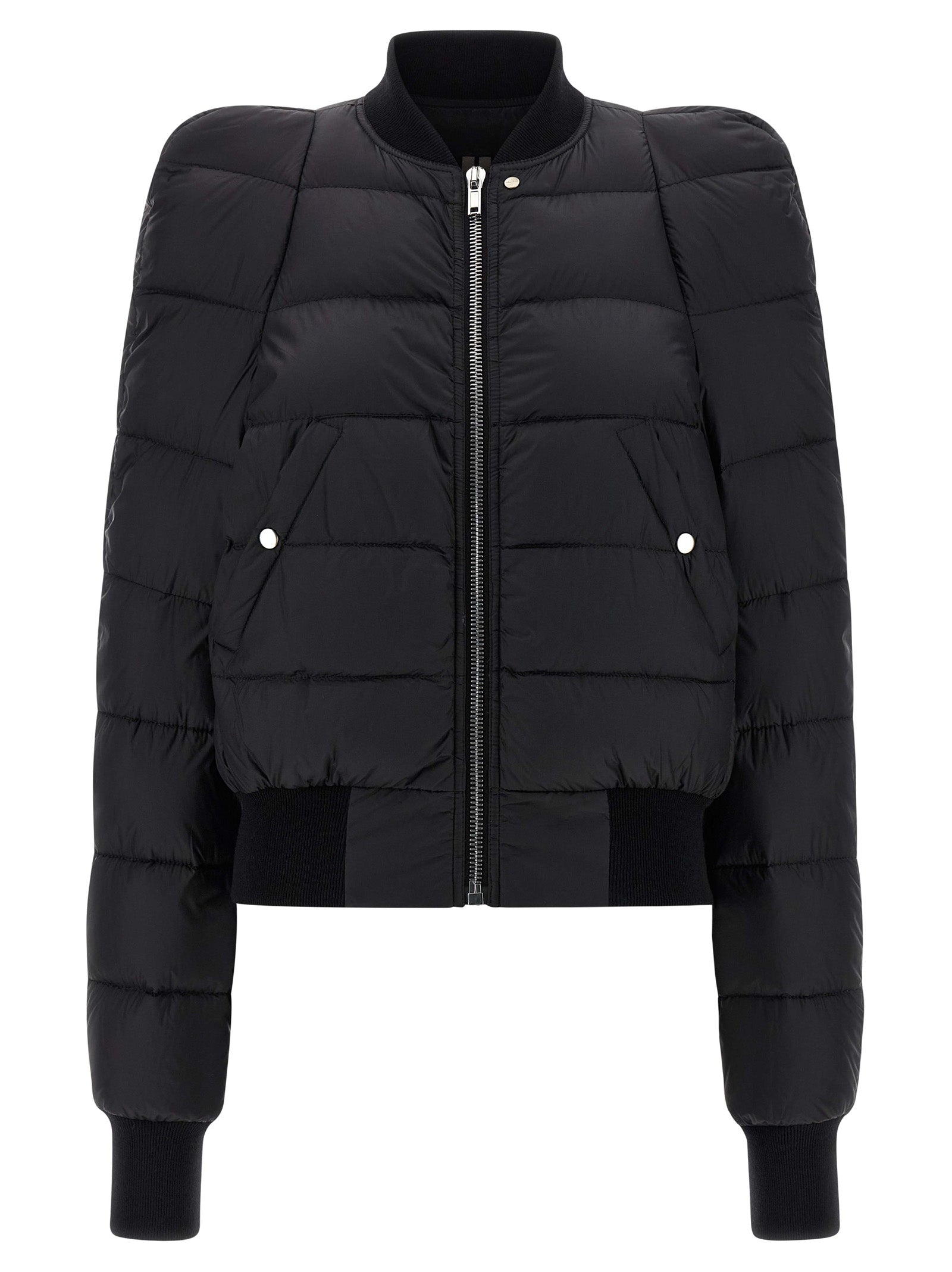 Rick Owens Schwarzer Nylon-Bomber