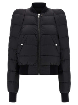 Rick Owens Schwarzer Nylon-Bomber