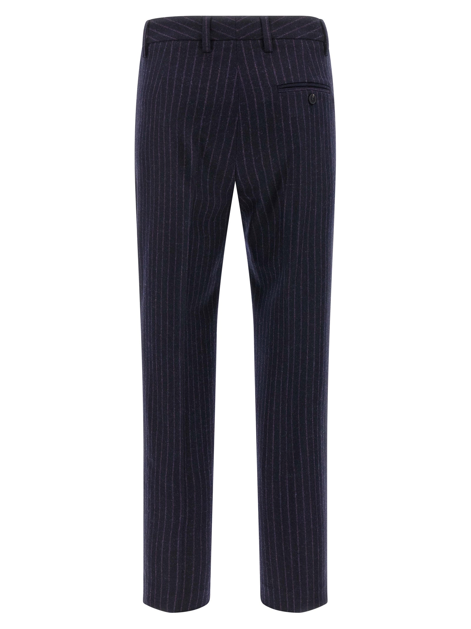 Alberto Biani Blaue Hose aus reiner Schurwolle