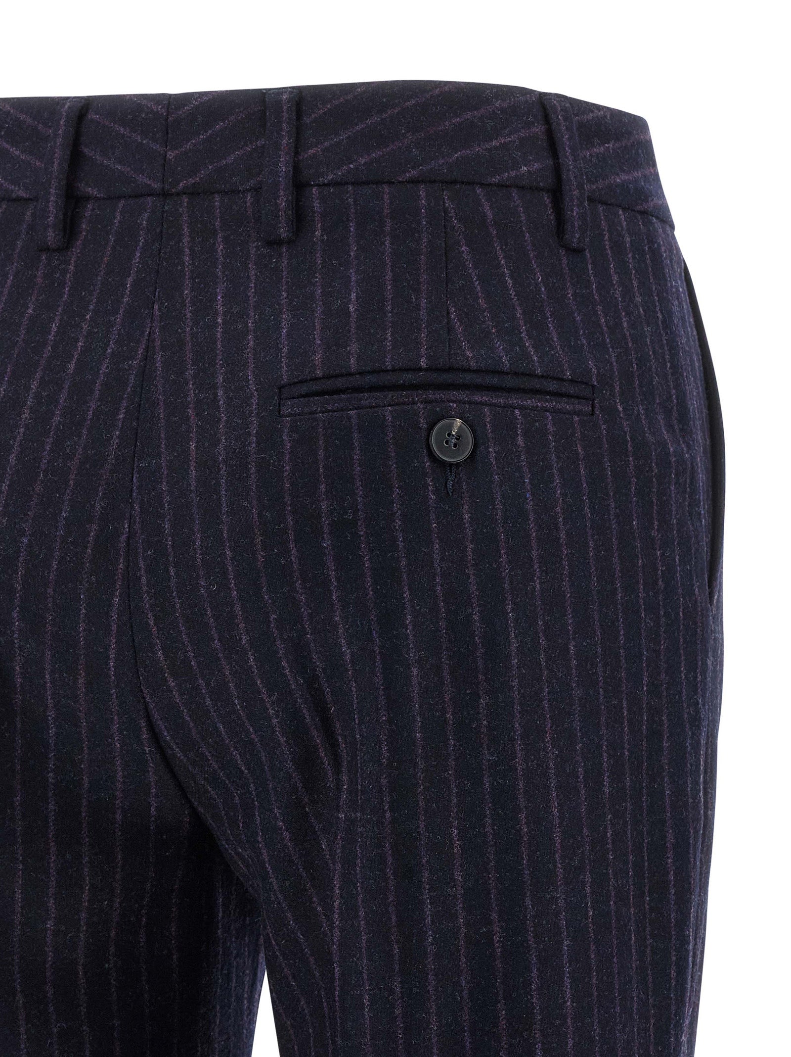 Alberto Biani Blaue Hose aus reiner Schurwolle