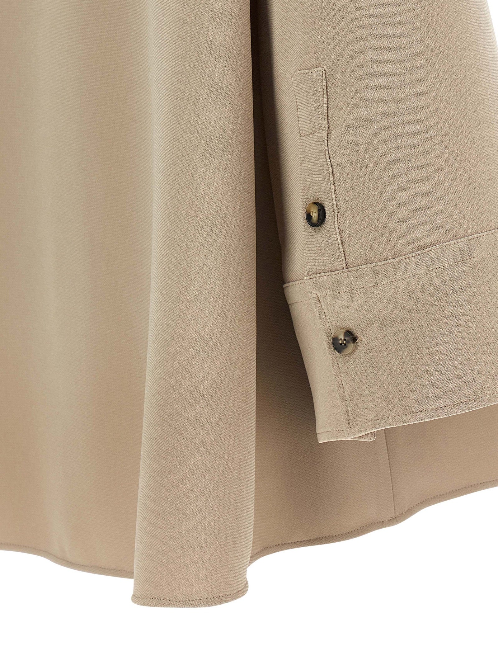 Alberto Biani Beige Triacetat-Bluse