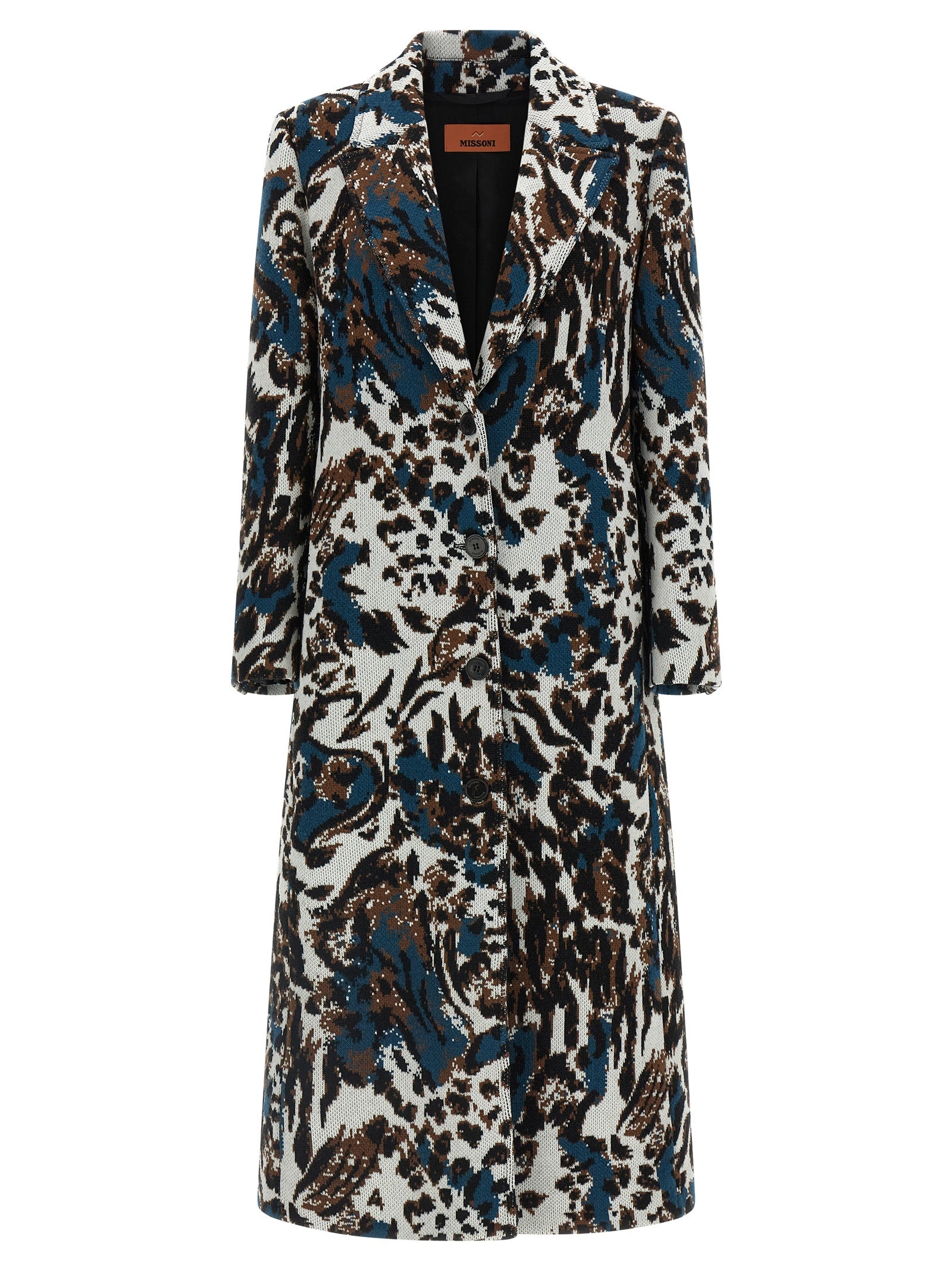 Missoni Mehrfarbiger Wollmantel