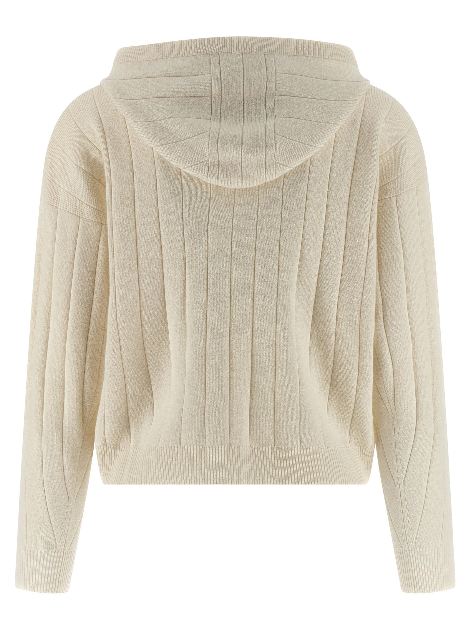 Max Mara Weicher Kaschmir-Cardigan in Weiß