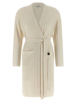 Max Mara Weicher Kaschmir-Cardigan in Weiß