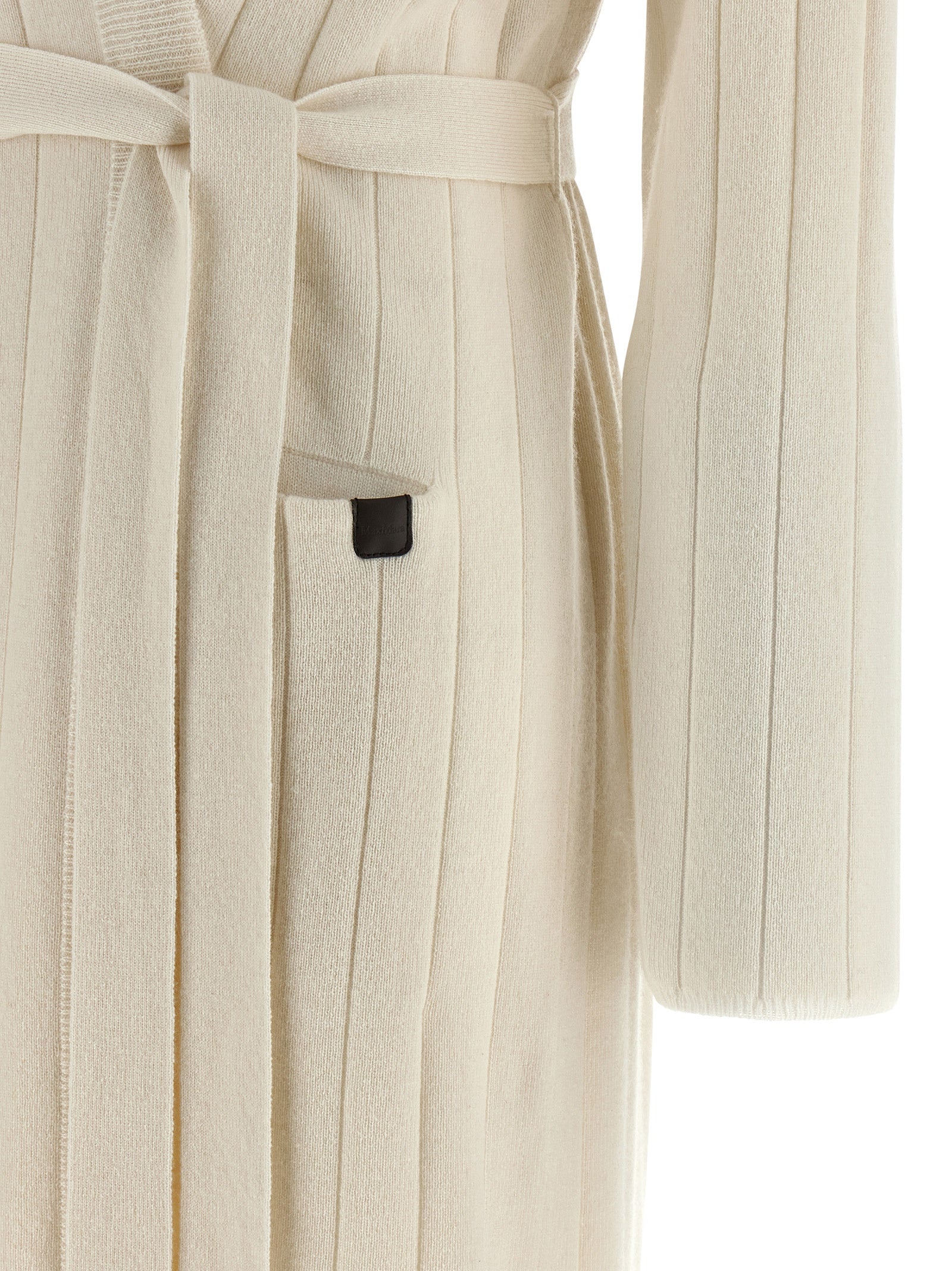 Max Mara Weicher Kaschmir-Cardigan in Weiß