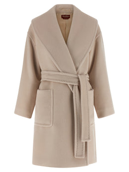 Max Mara Beiger Wollmantel