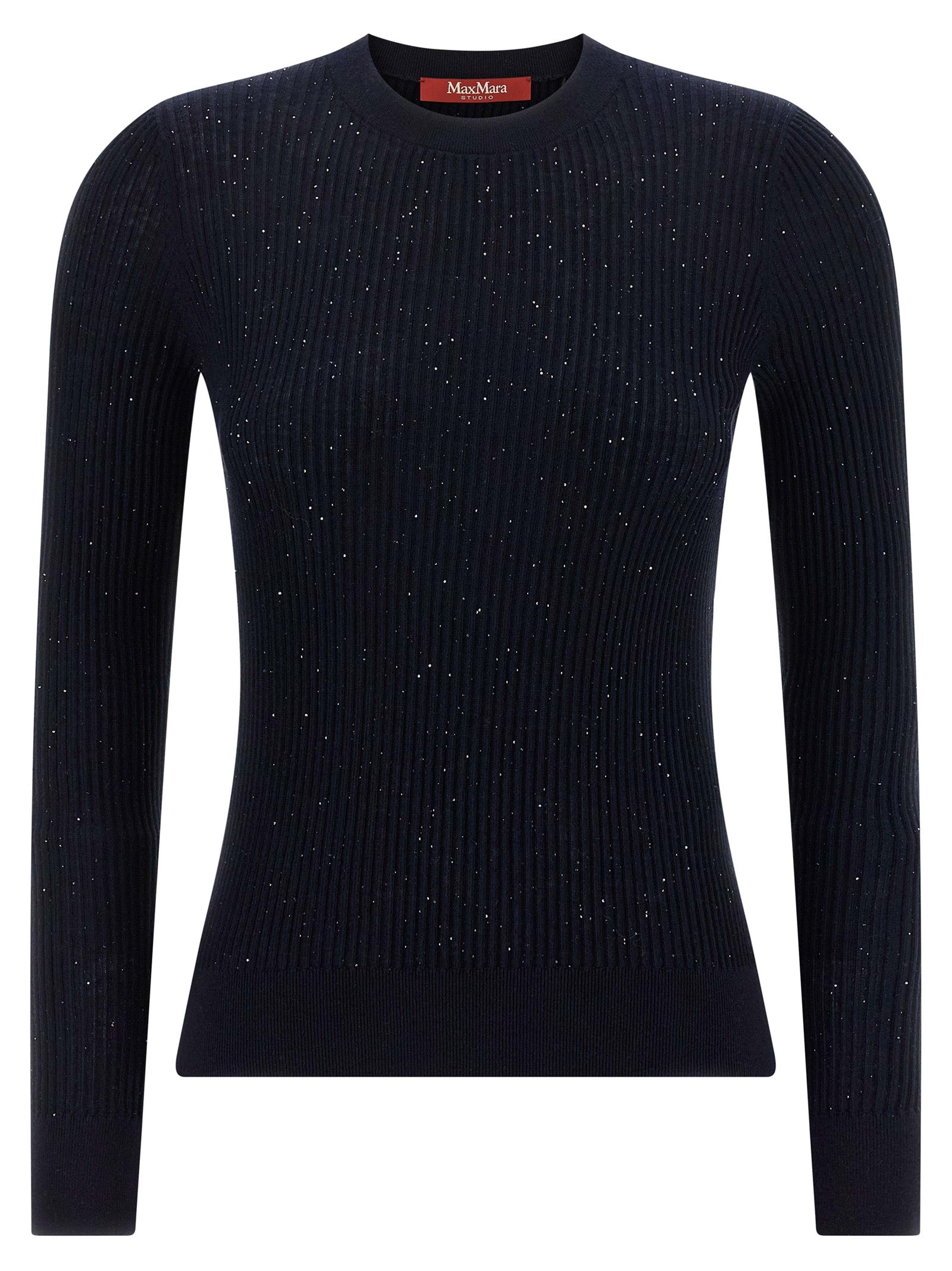 Max Mara Blauer Seiden-Cardigan