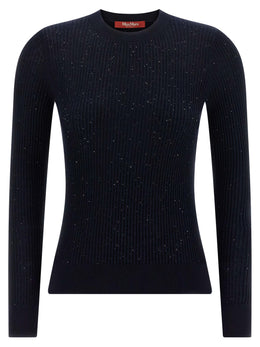 Max Mara Blauer Seiden-Cardigan