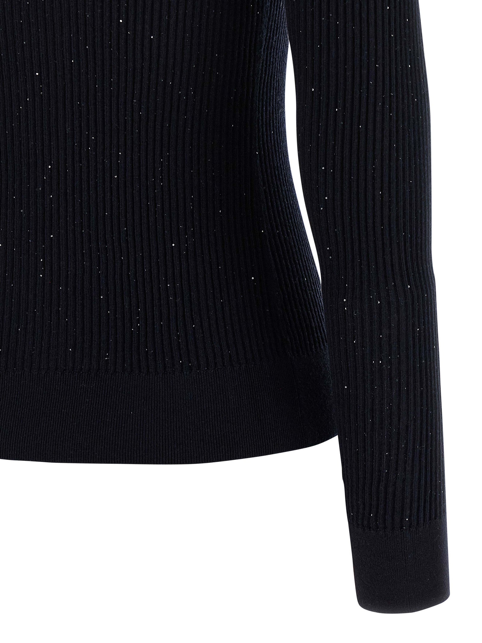 Max Mara Blauer Seiden-Cardigan