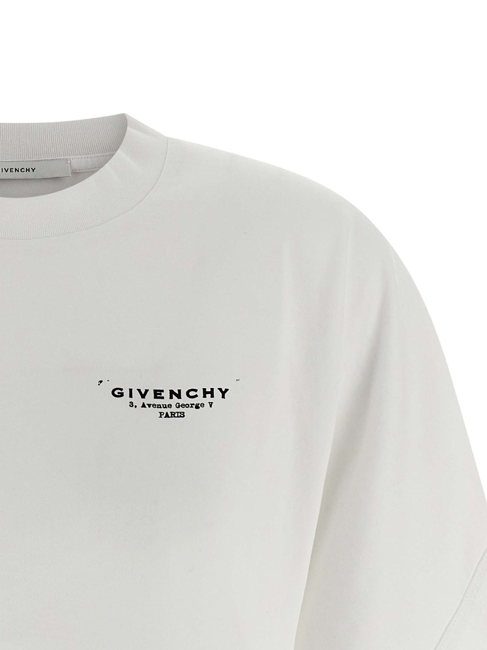 Givenchy Weißes Baumwoll-T-Shirt