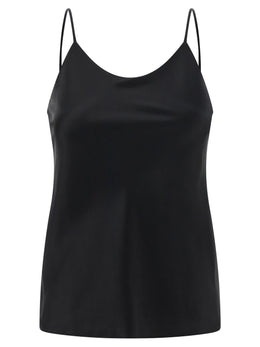Max Mara Schwarze Seiden-Tanktops