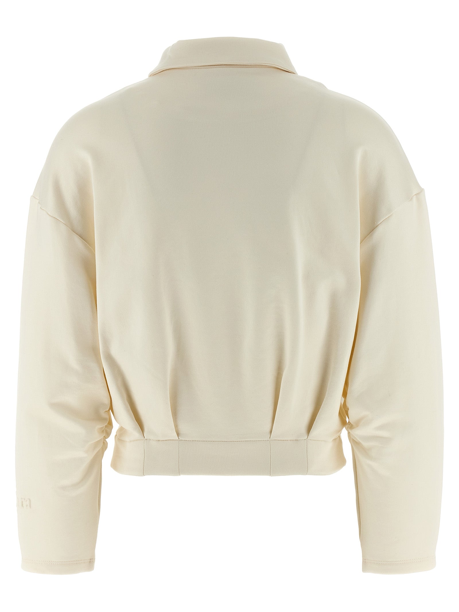 Max Mara Weißes Seiden-Sweatshirt