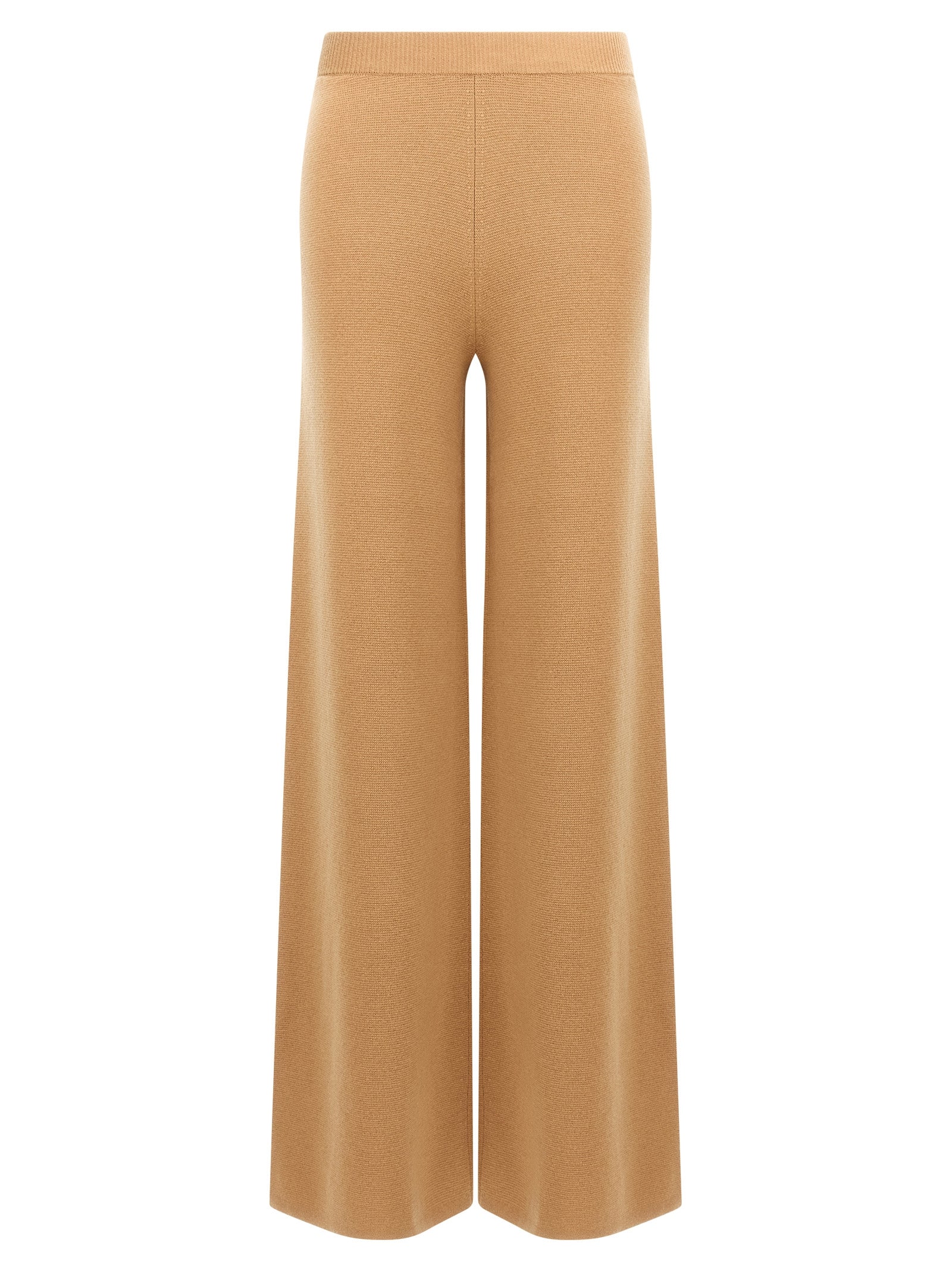 Max Mara Braune Woll-Freizeithose