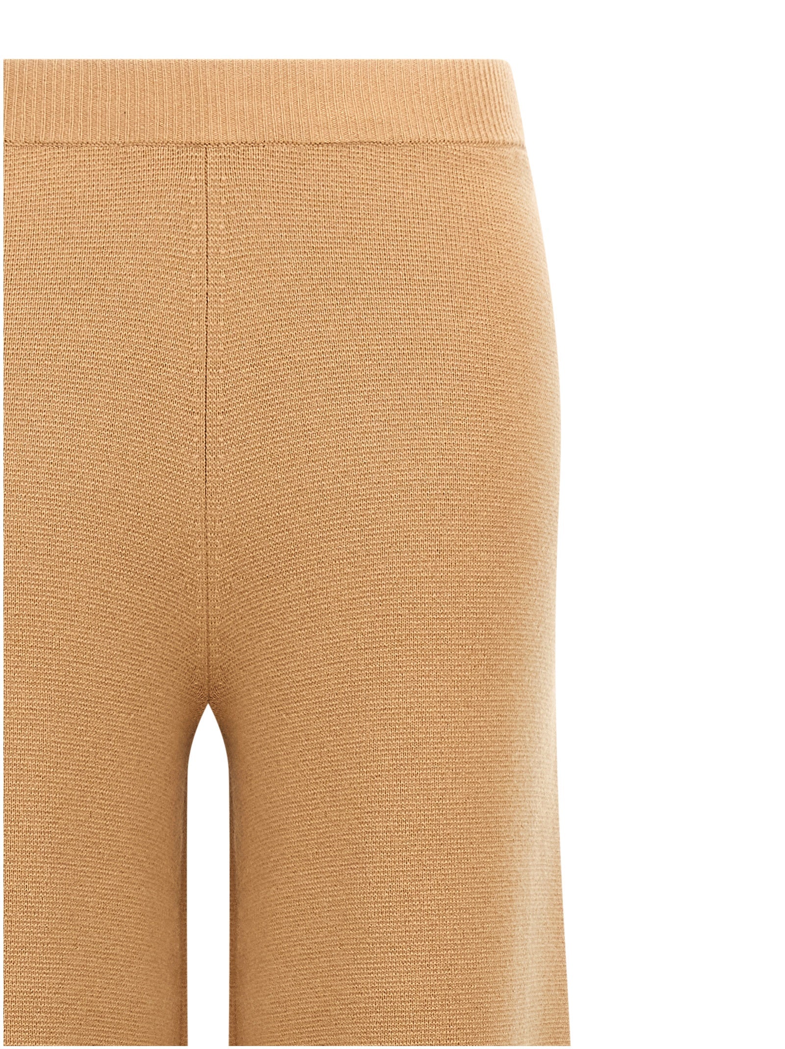 Max Mara Braune Woll-Freizeithose