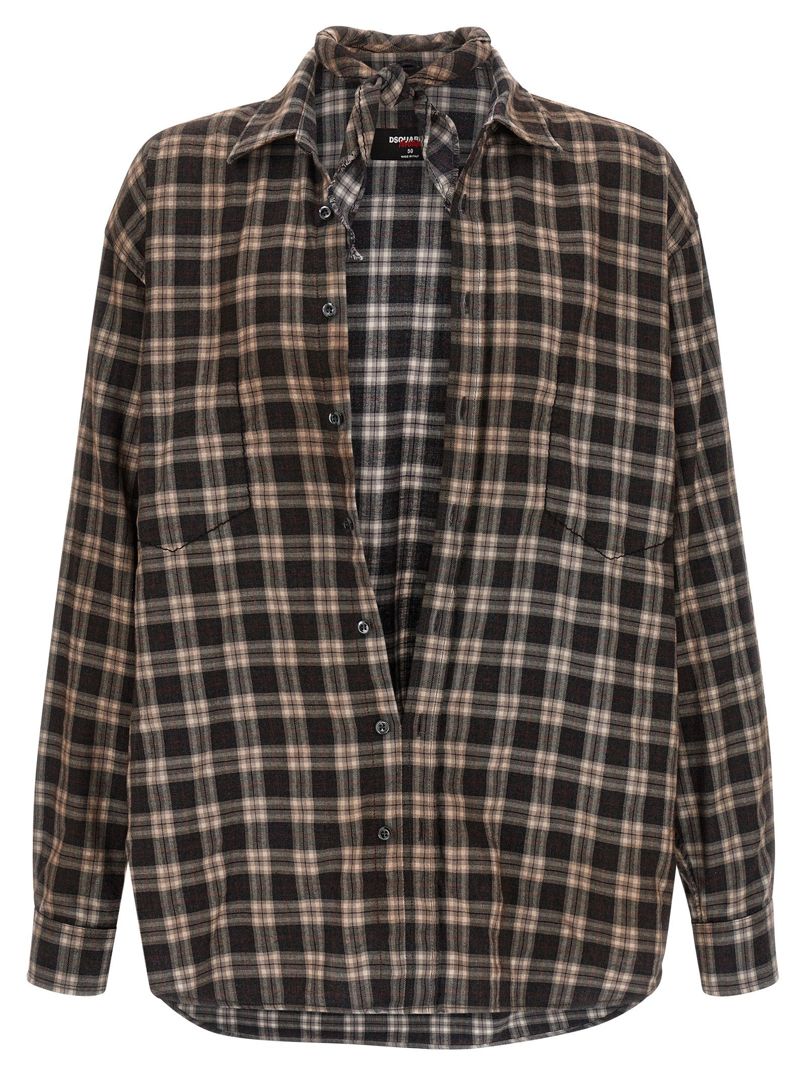 Dsquared² Mehrfarbige Baumwollbluse