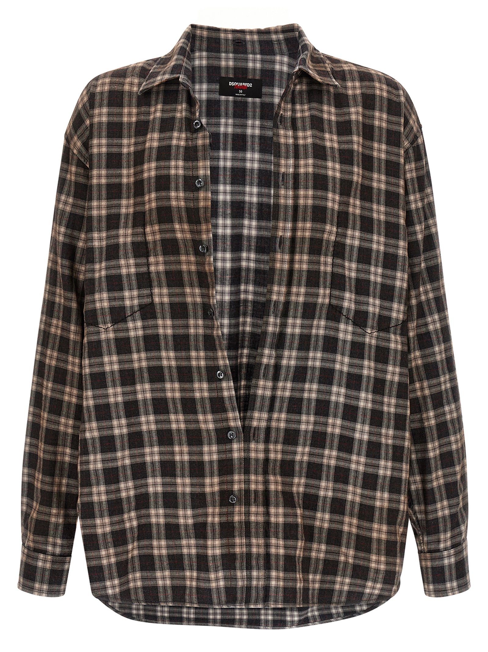 Dsquared² Mehrfarbige Baumwollbluse