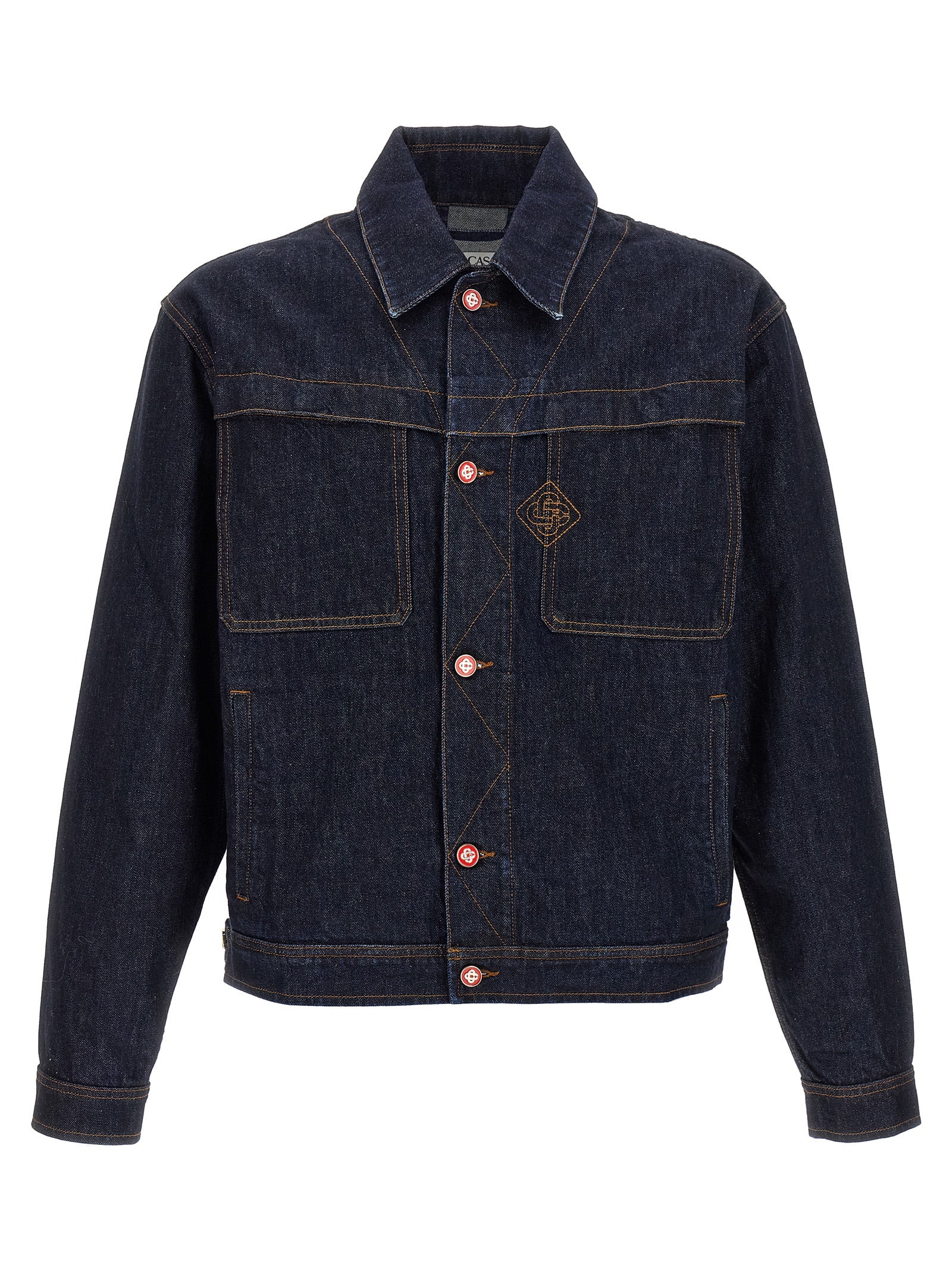 Casablanca Blaue Jeansjacke aus Baumwolle