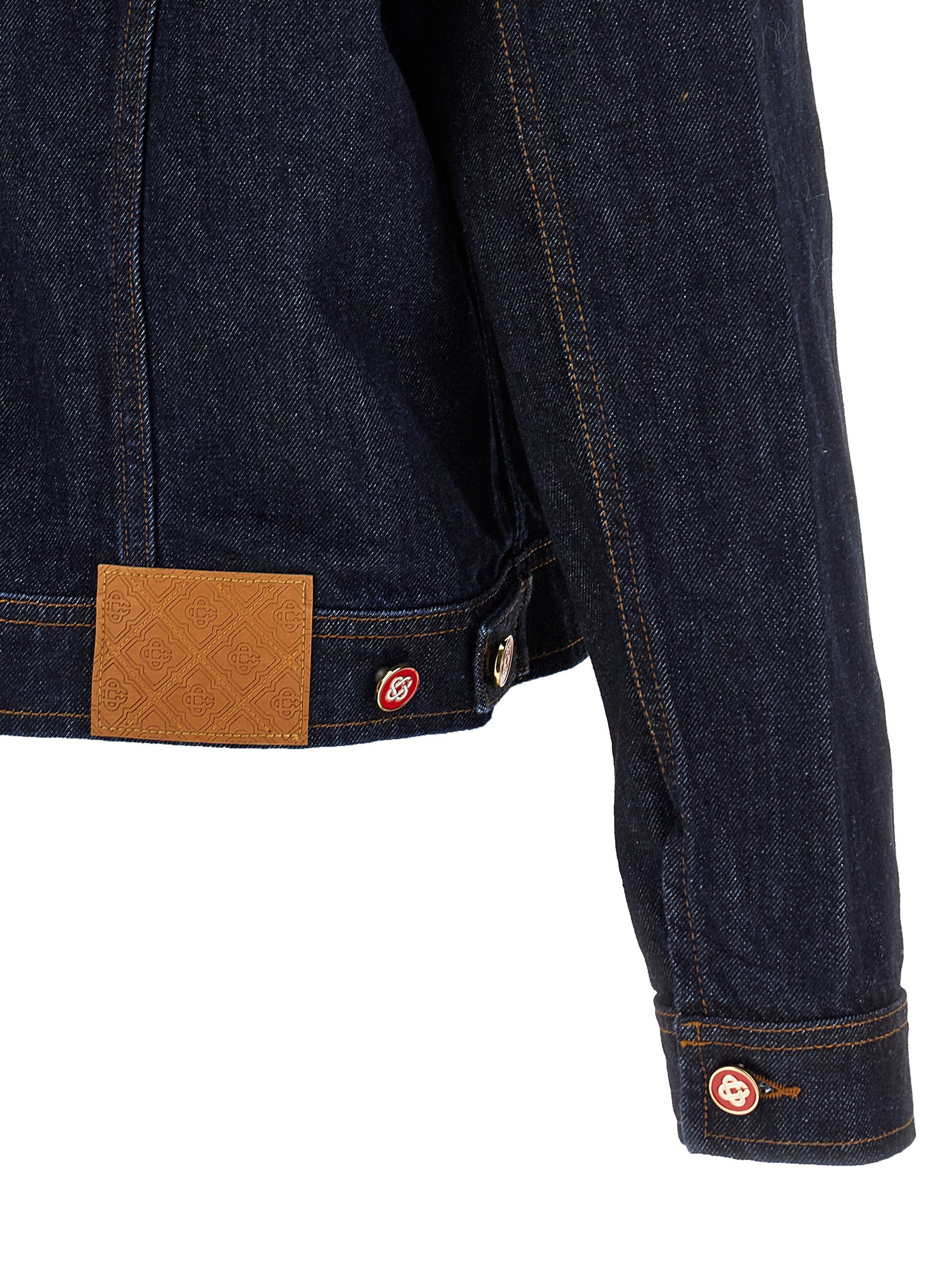Casablanca Blaue Jeansjacke aus Baumwolle