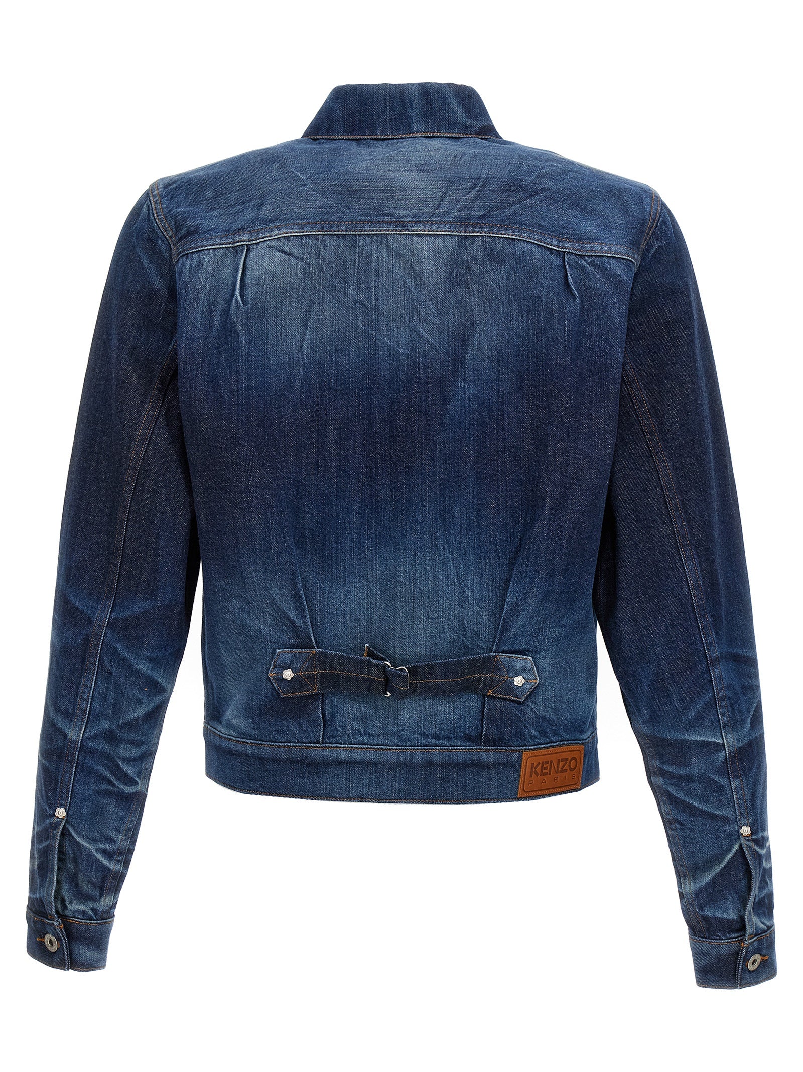 Kenzo Blaue Jeansjacke aus Baumwolle