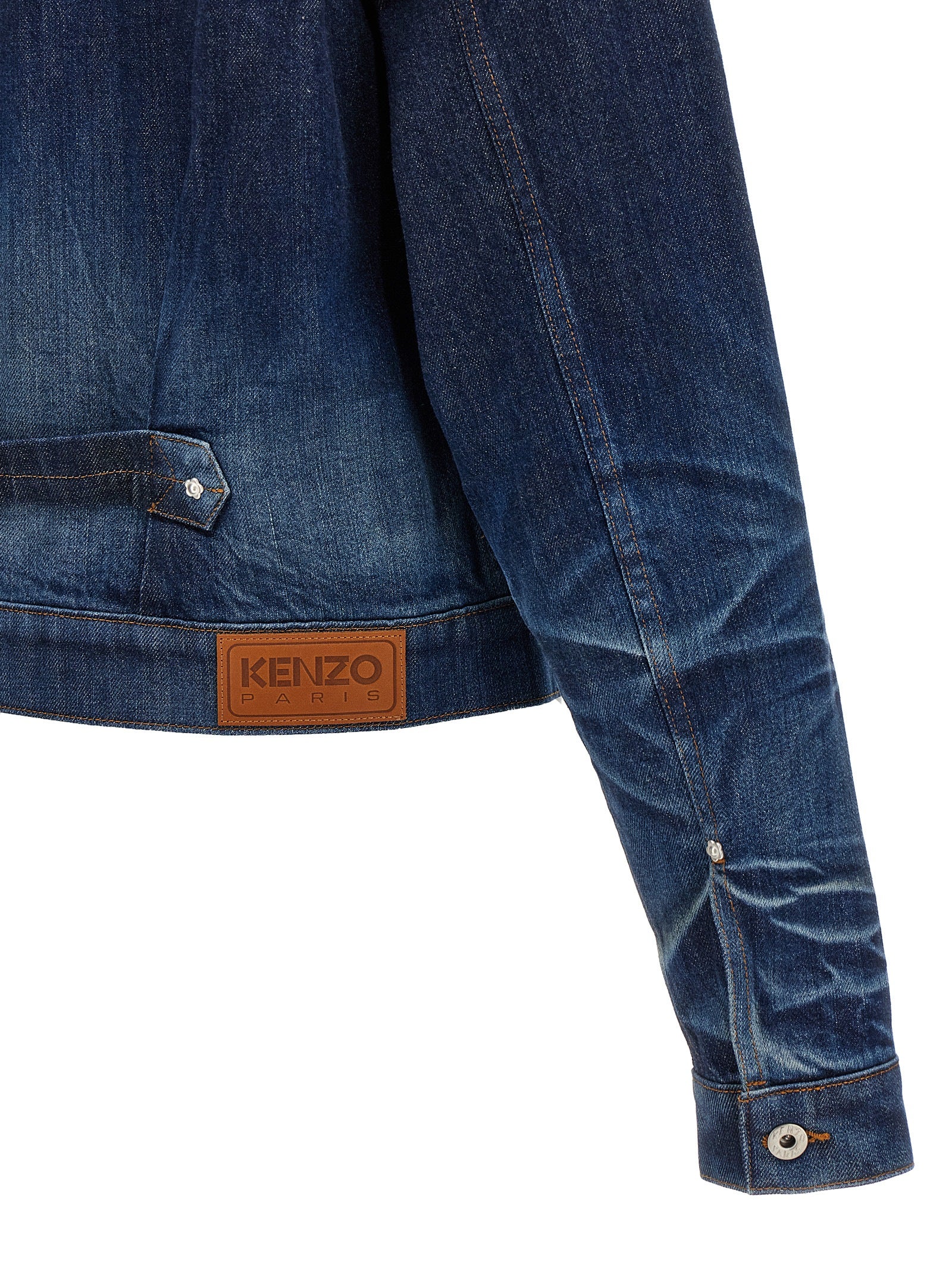 Kenzo Blaue Jeansjacke aus Baumwolle