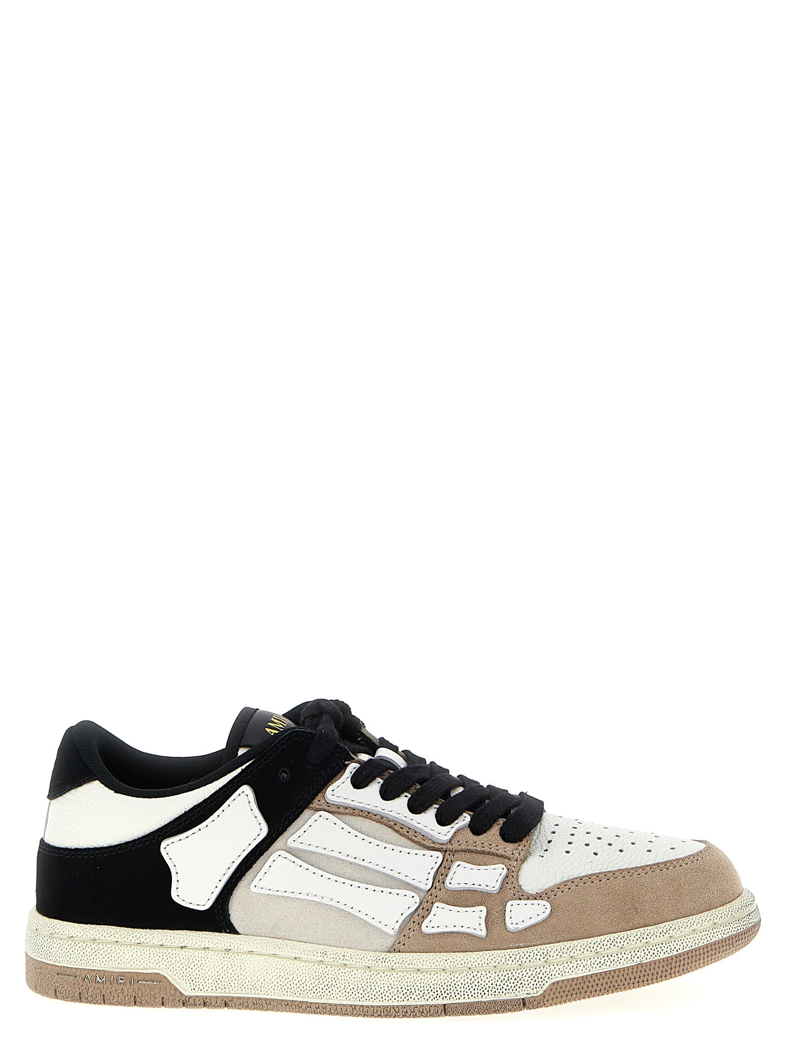 Amiri Mehrfarbige Low-Top-Sneaker aus Rindsleder