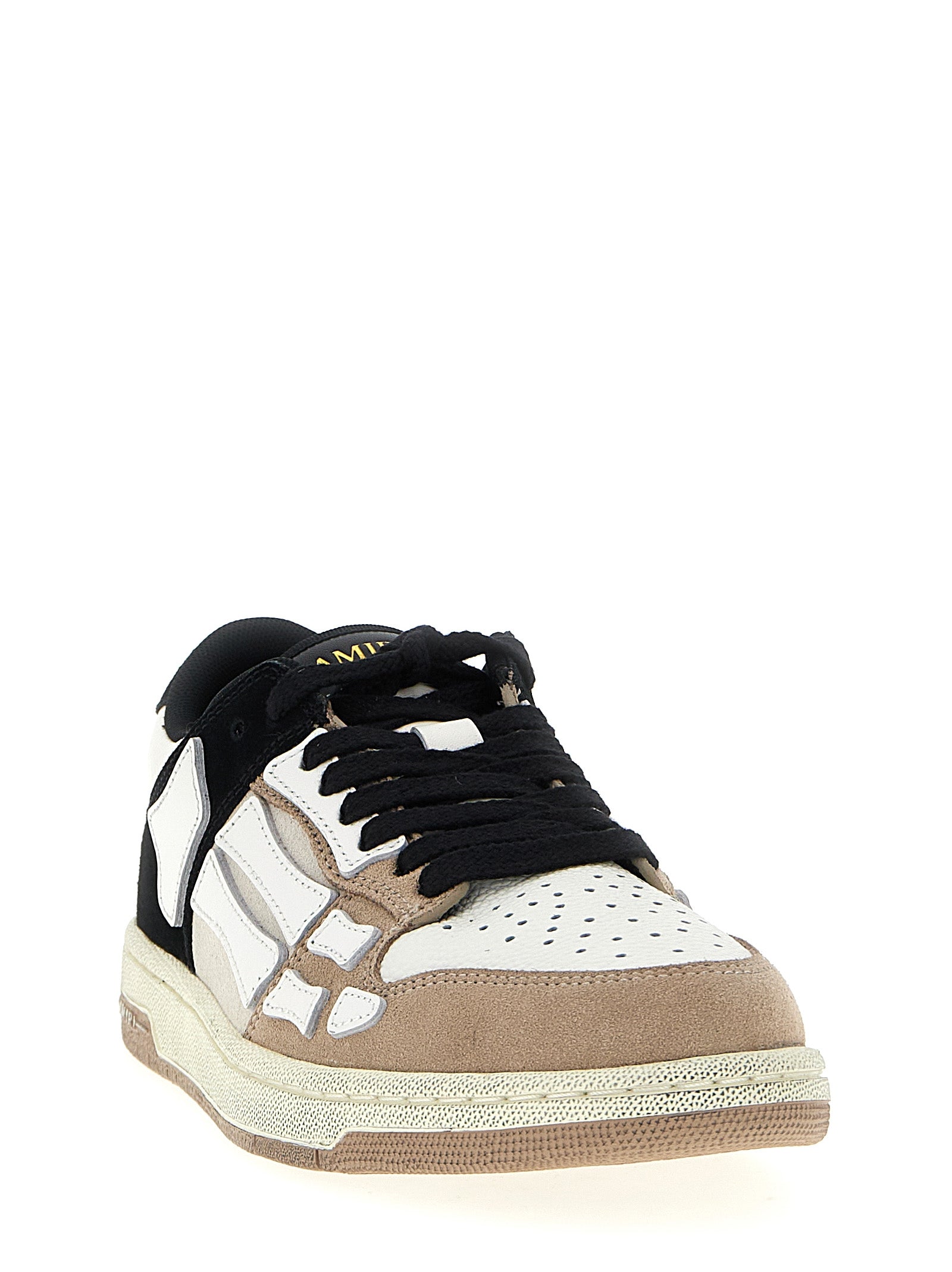 Amiri Mehrfarbige Low-Top-Sneaker aus Rindsleder