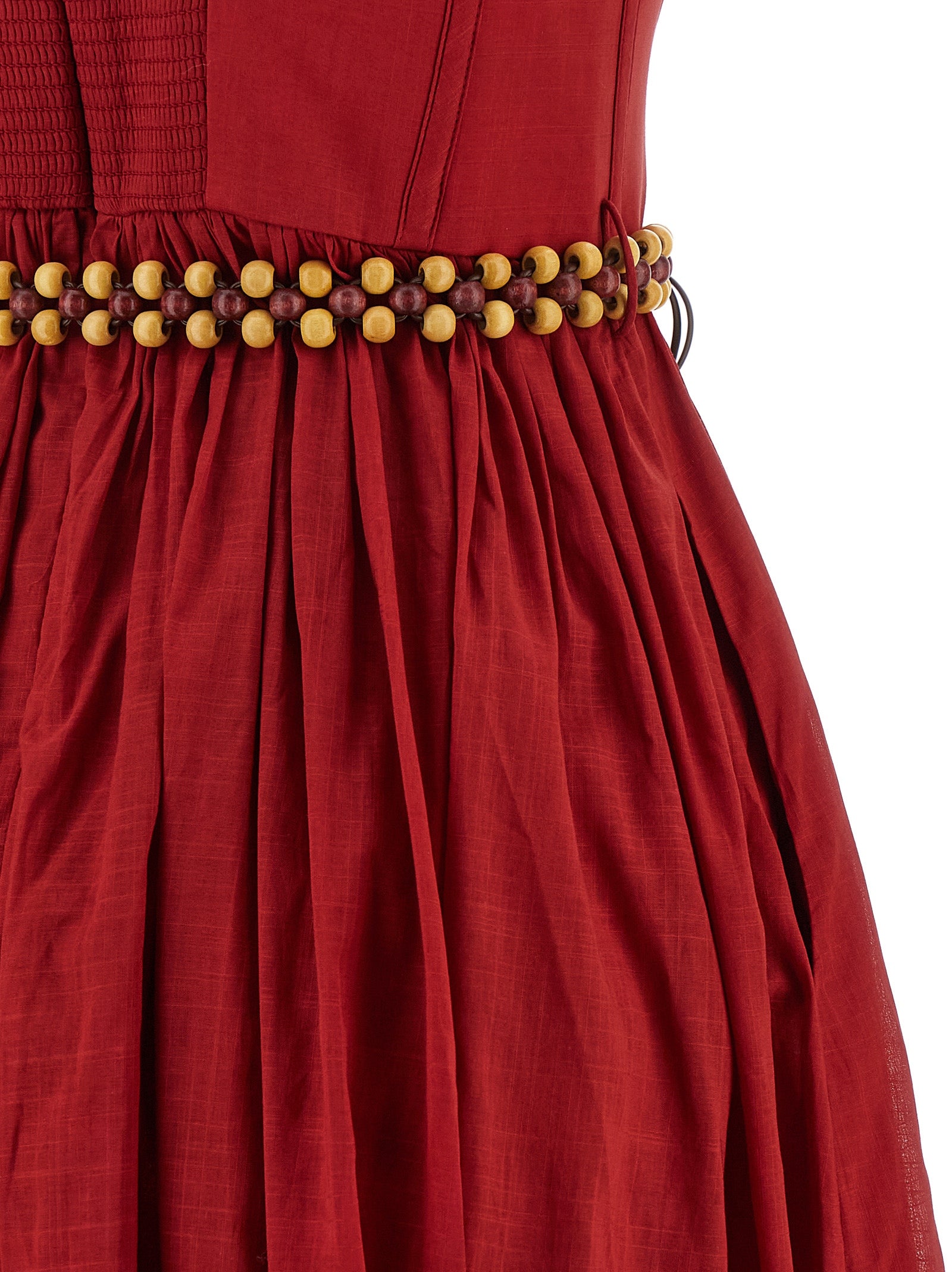 Zimmermann Buntes Baumwoll-Midi-Kleid