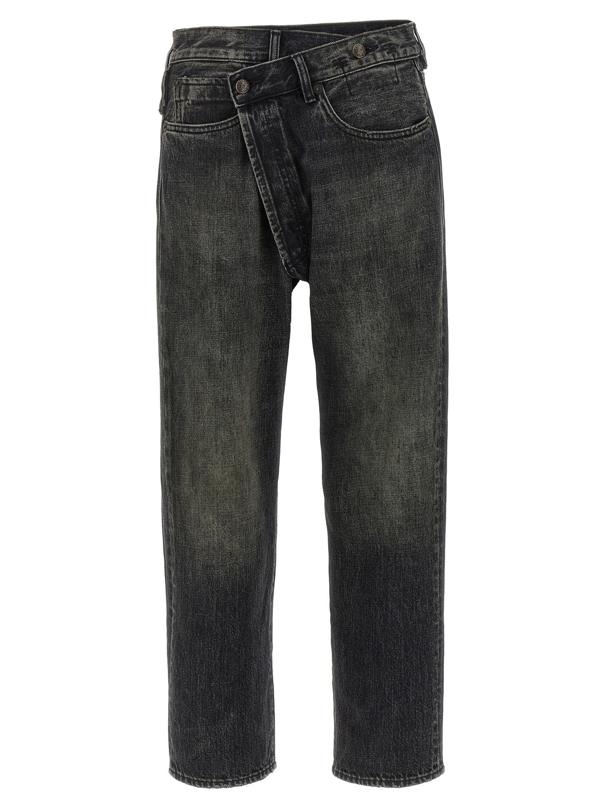 R13 Schwarze Baumwolljeans Denim