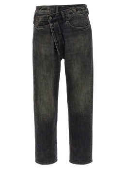 R13 Schwarze Baumwolljeans Denim