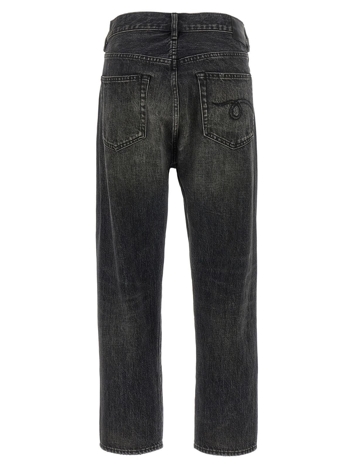 R13 Schwarze Baumwolljeans Denim