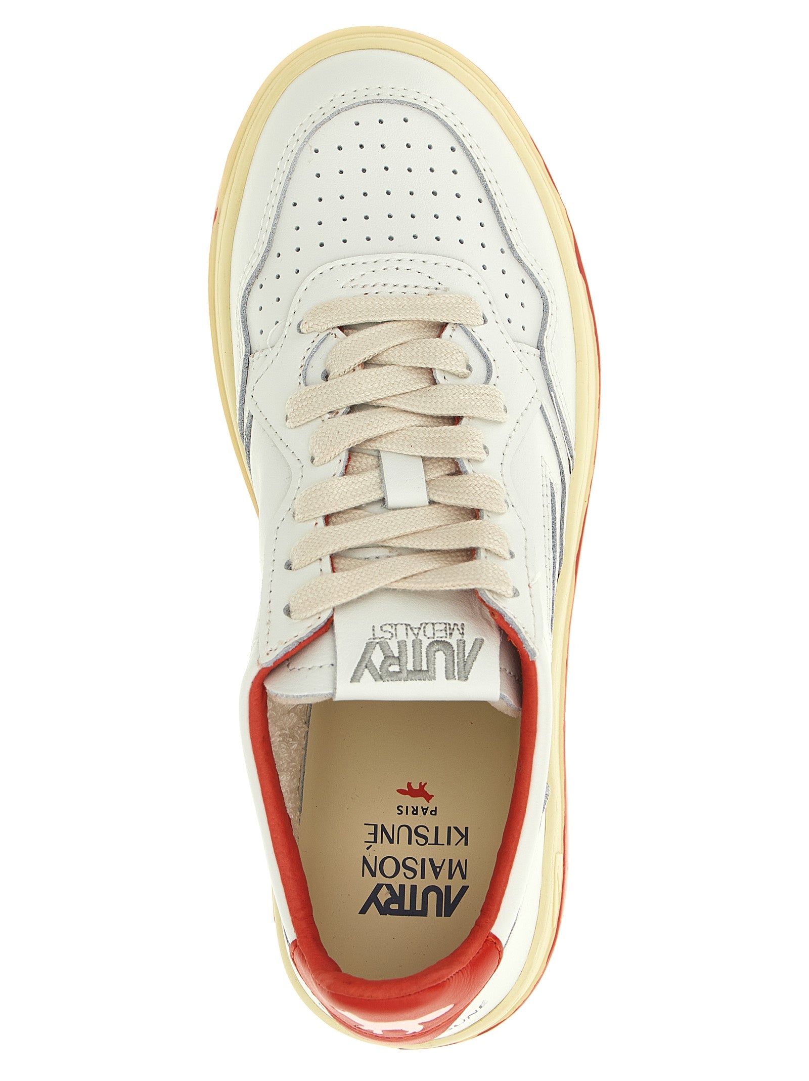 Autry Multicolor Ziegenleder Low-Top-Sneakers