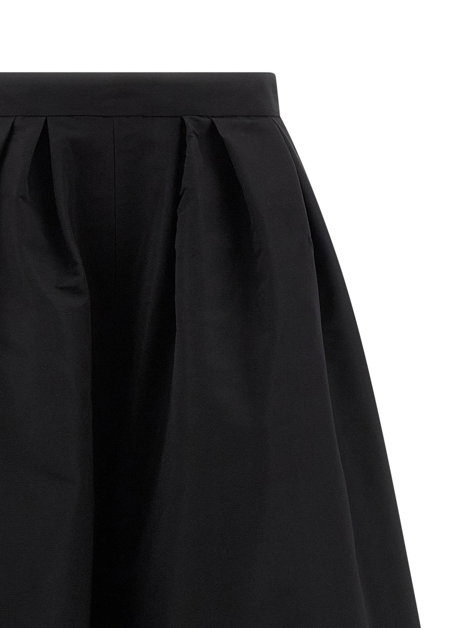 Carolina Herrera Schwarze Seiden-Freizeithose
