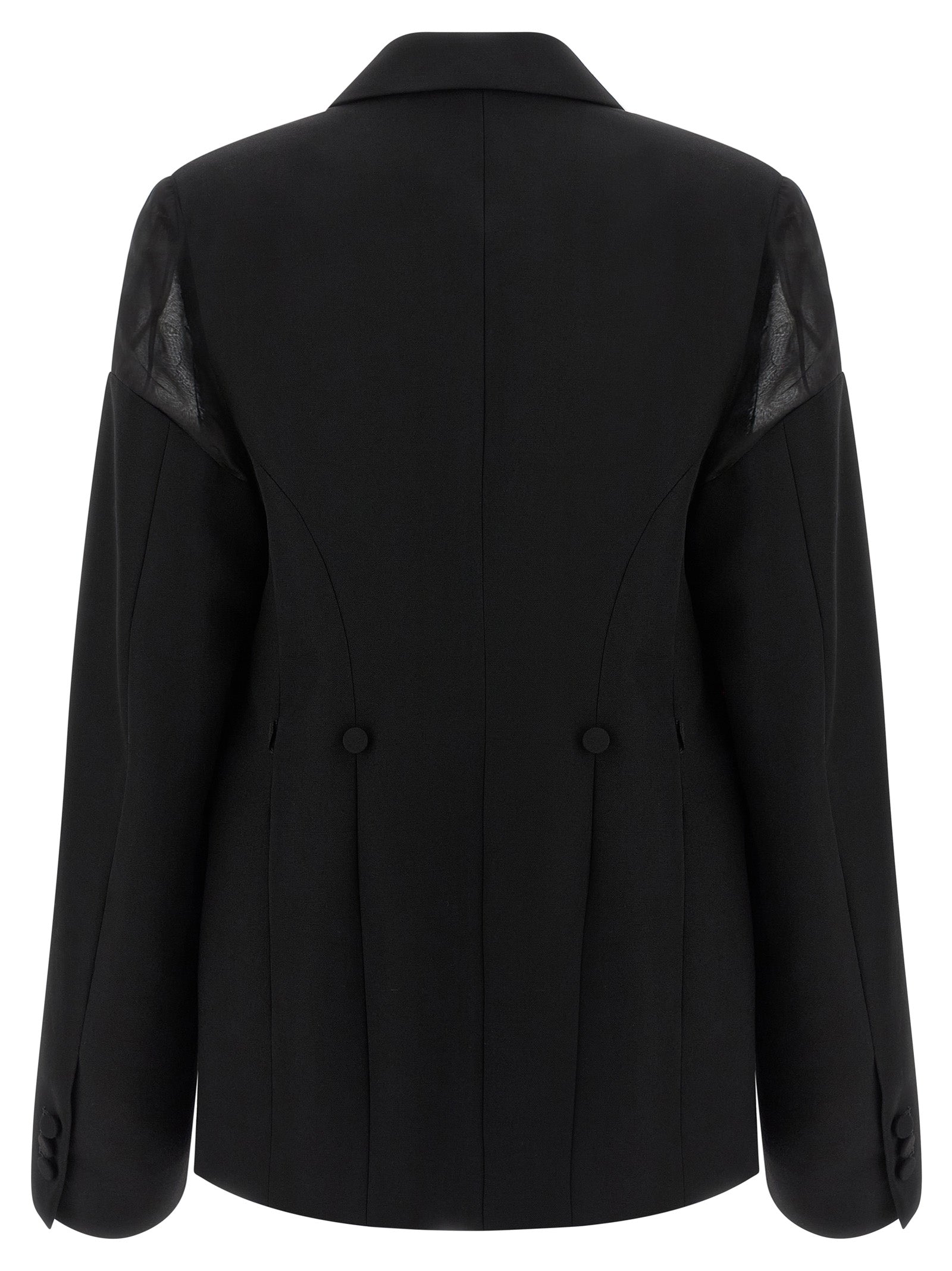 Armarium Schwarzer Blazer aus reiner Schurwolle