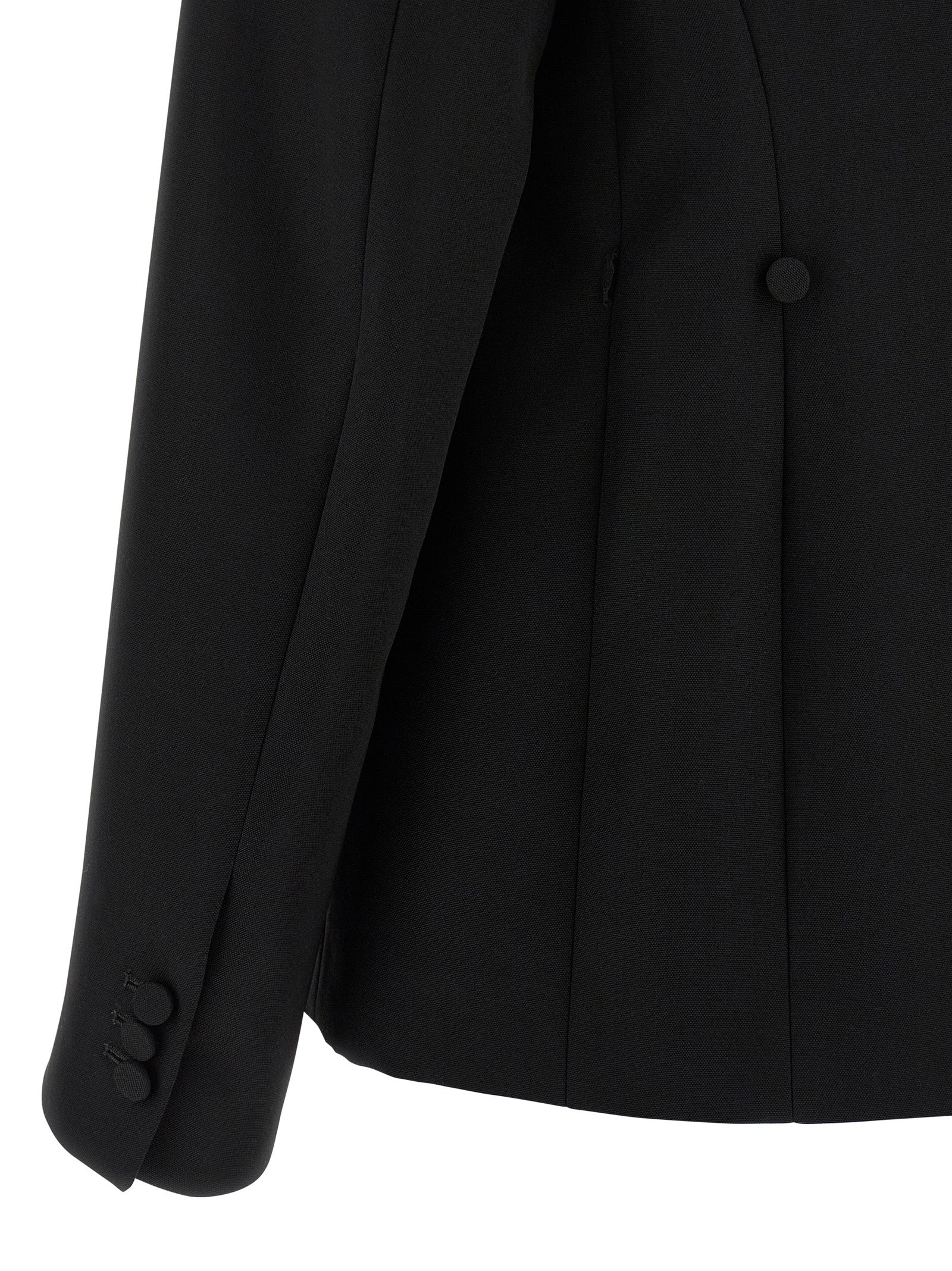 Armarium Schwarzer Blazer aus reiner Schurwolle