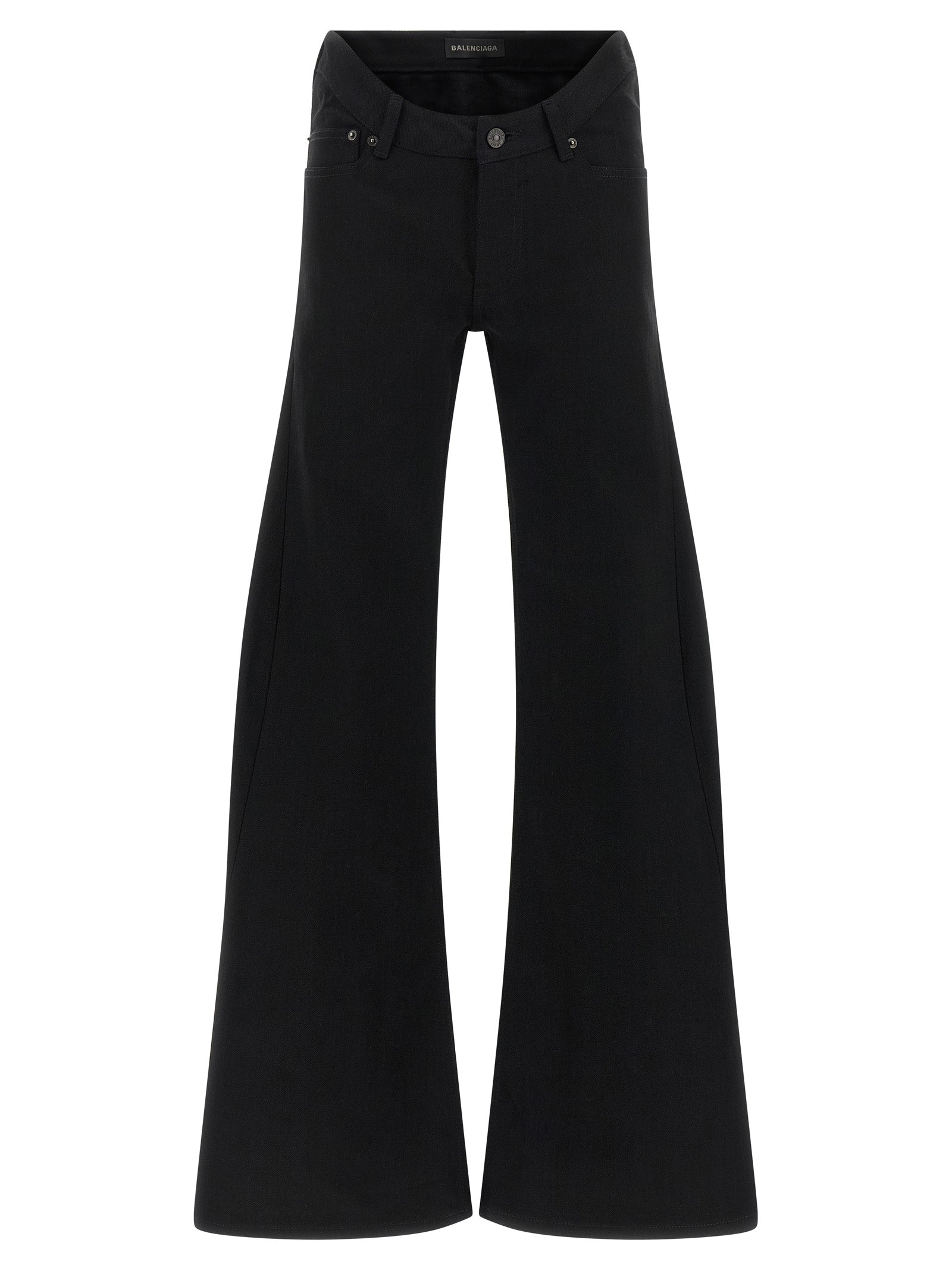 Balenciaga Schwarze Baumwoll-Schlagjeans