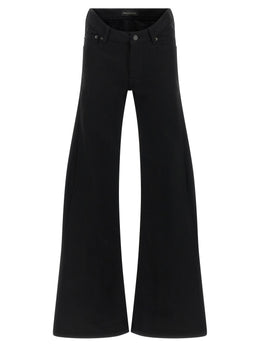 Balenciaga Schwarze Baumwoll-Schlagjeans
