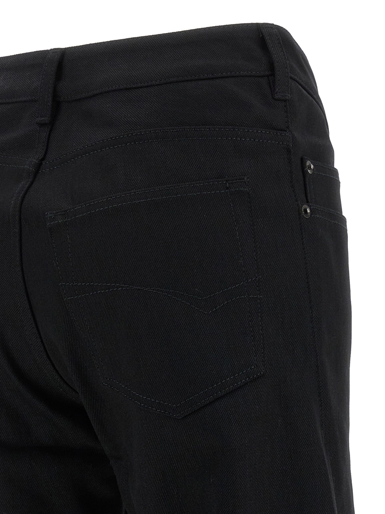 Balenciaga Schwarze Baumwoll-Schlagjeans