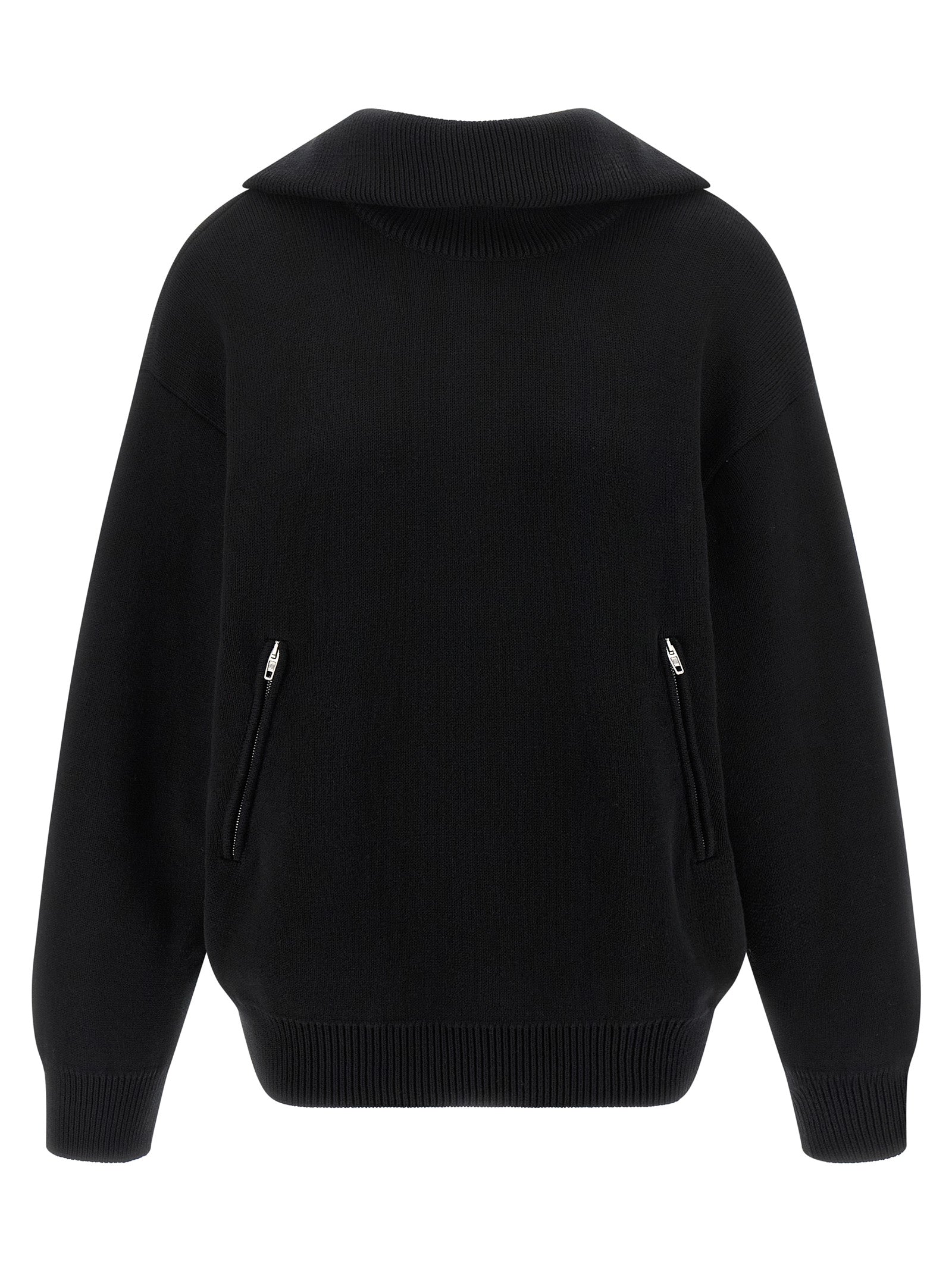 Balenciaga Schwarzer Baumwollcardigan