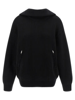 Balenciaga Schwarzer Baumwollcardigan