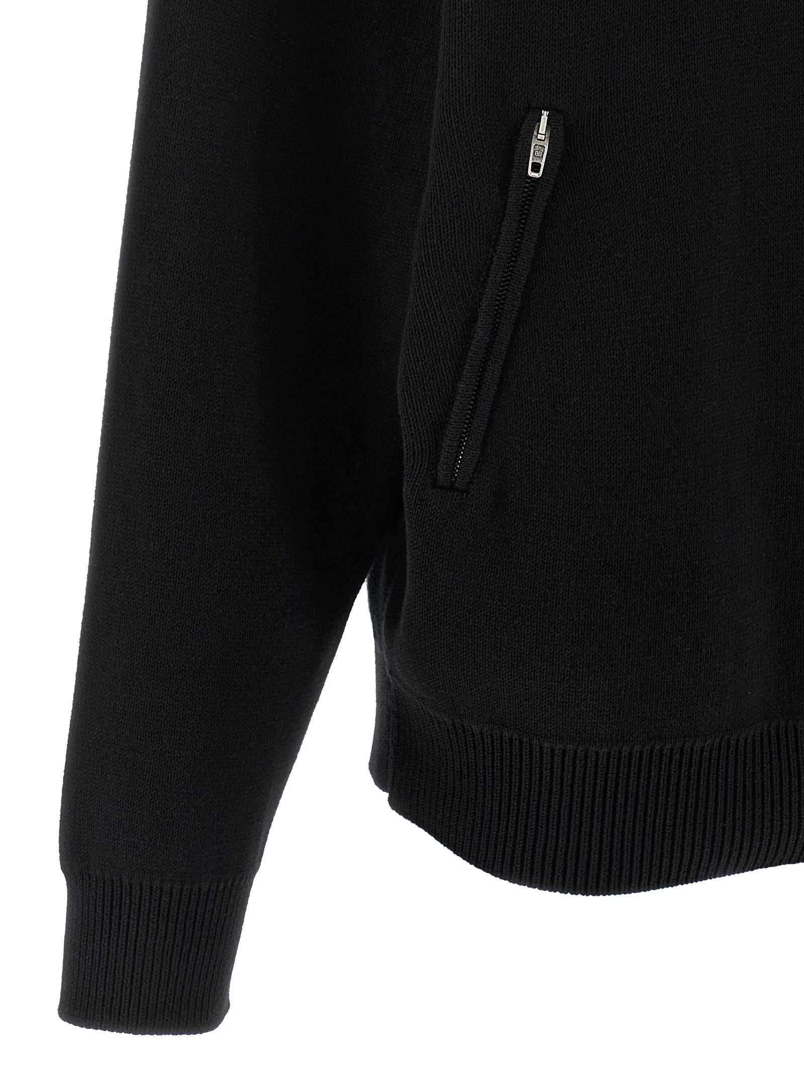 Balenciaga Schwarzer Baumwollcardigan