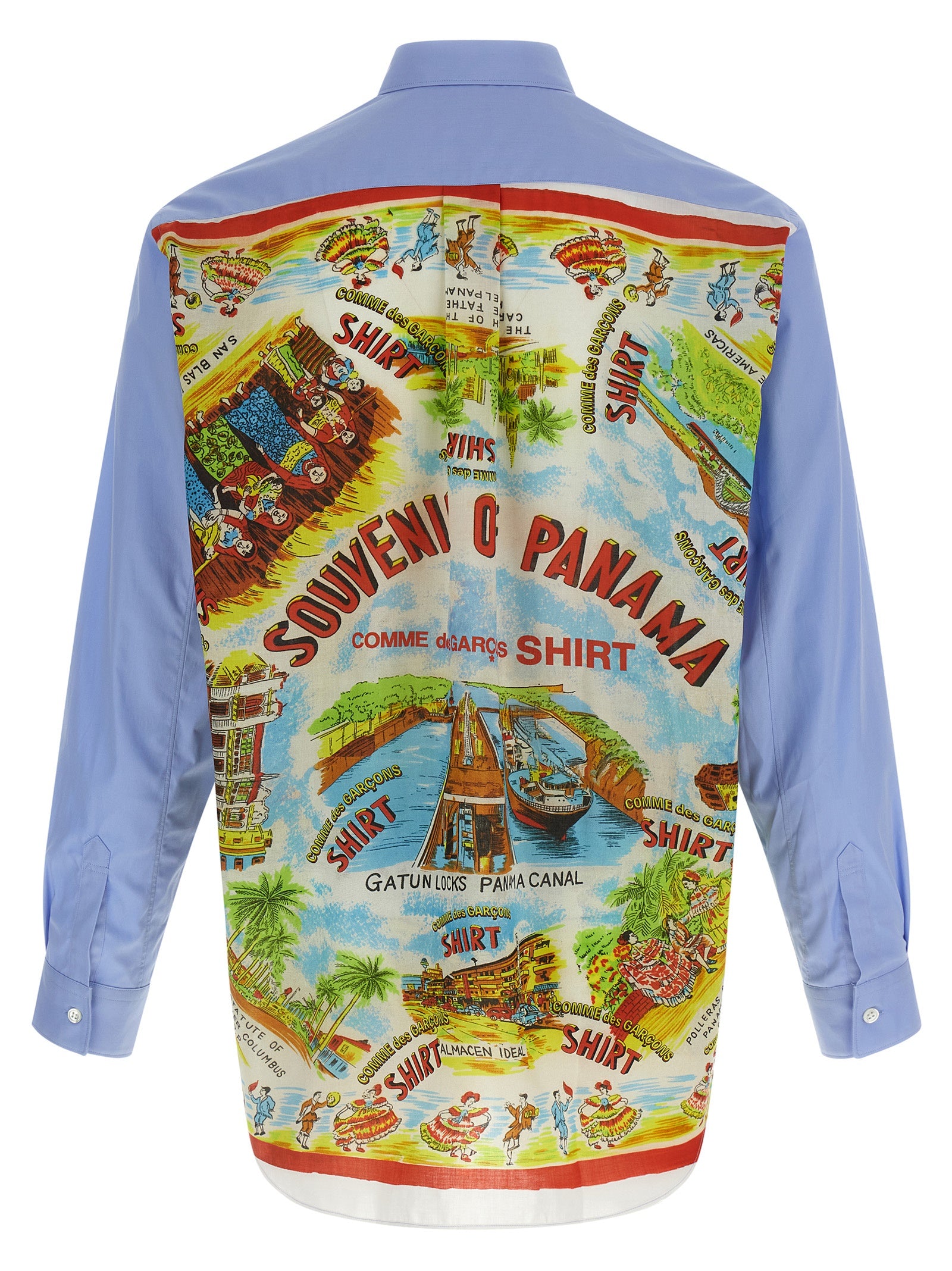 Comme Des Garçons Mehrfarbige Baumwollbluse