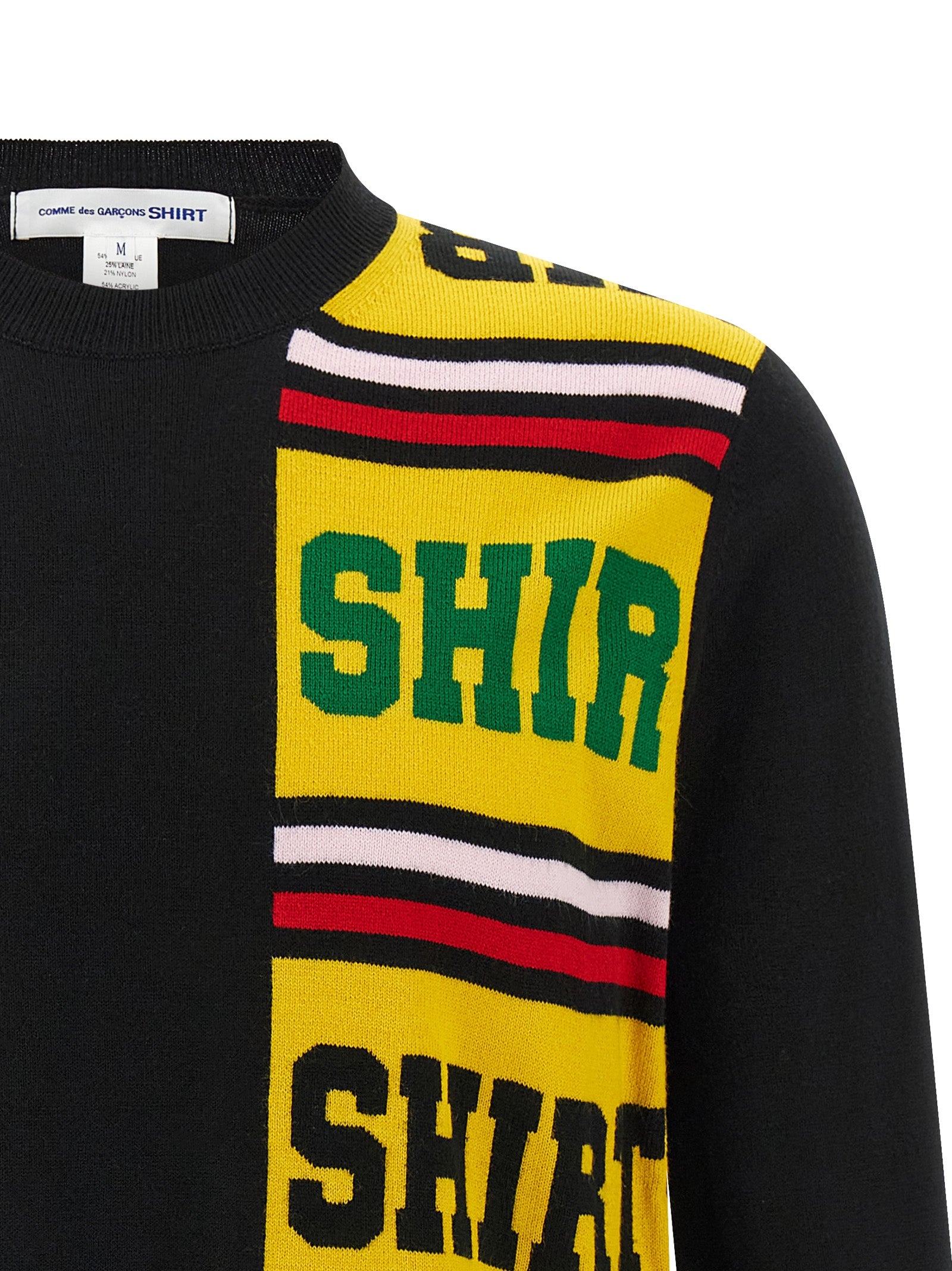 Comme Des Garçons Schwarzer Cardigan aus Acetat