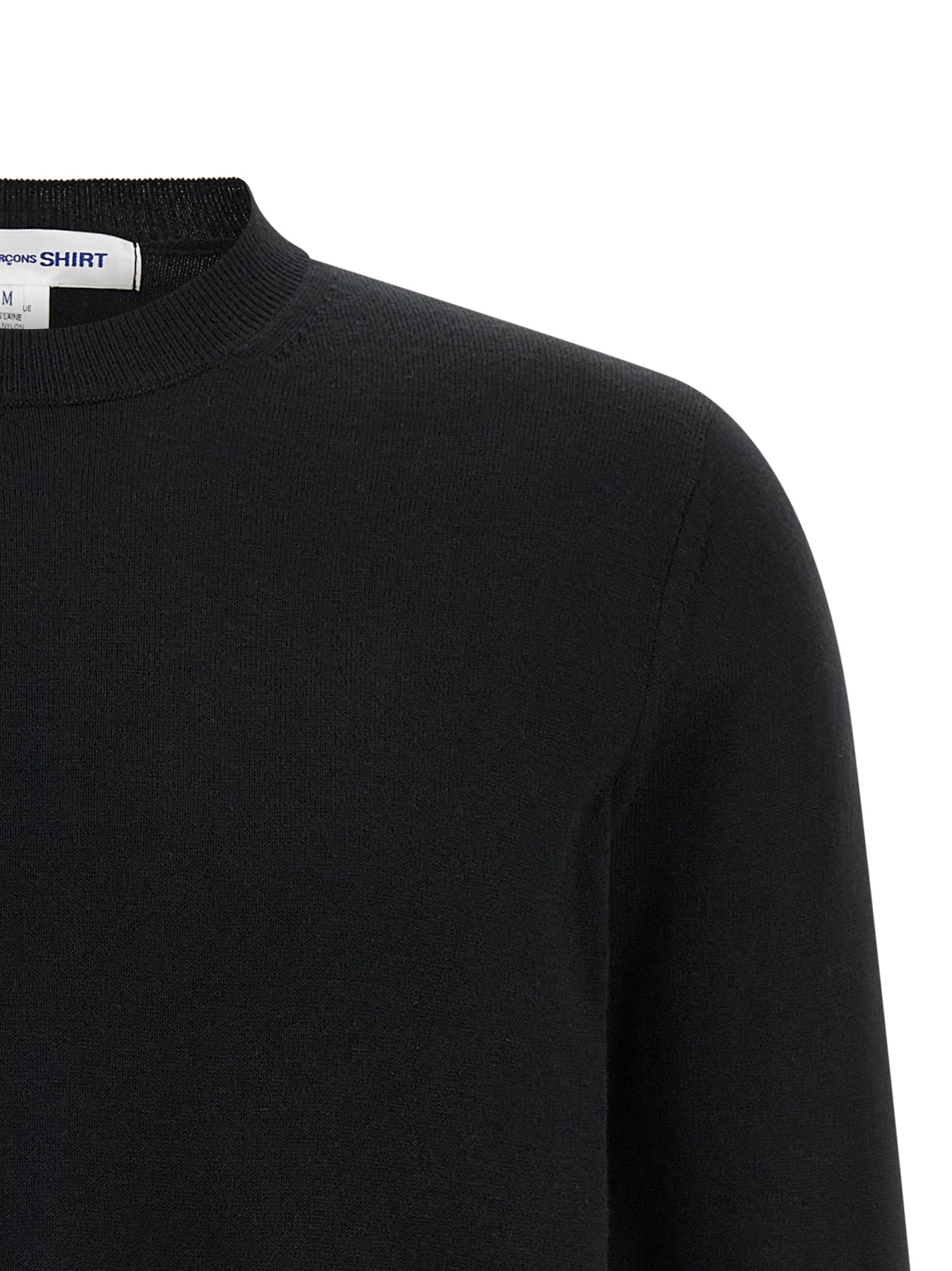 Comme Des Garçons Schwarzer Cardigan aus Acetat