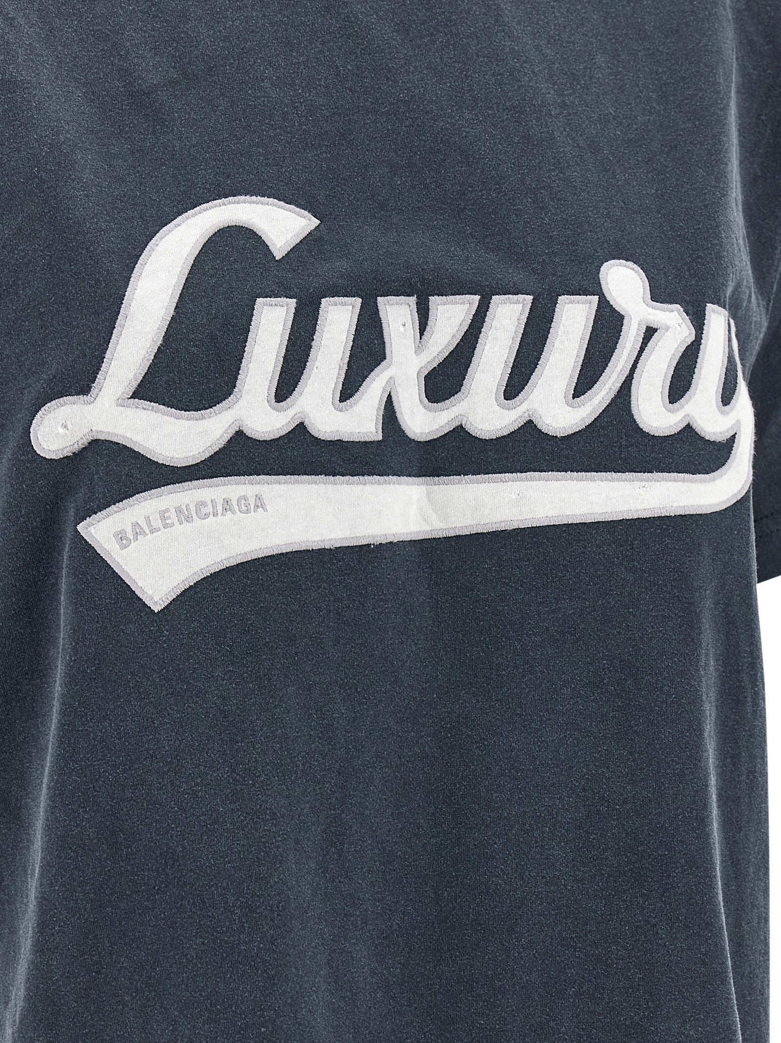 Balenciaga Blaues Baumwoll-Sportswear-T-Shirt